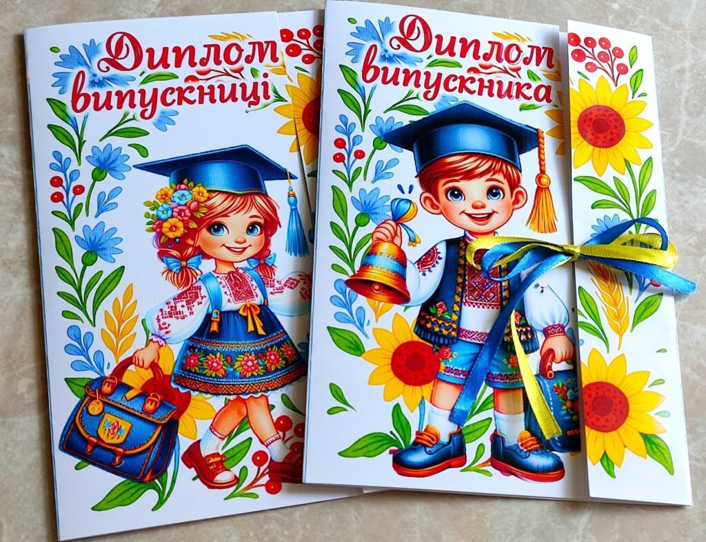 Головне зображення розробки: Диплом про закінчення навчального року 