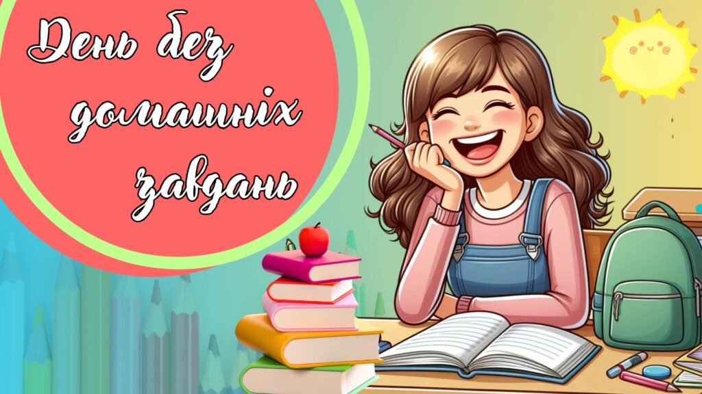 Головне зображення розробки: Презентація на тему: 6 травня – День без домашніх завдань. 2025