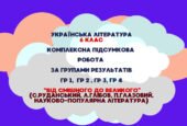 КПР. ГР 1, ГР 2, ГР 3, ГР 4. Від смішного до великого. 6 клас