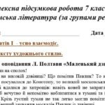 Фото розробки: 7 клас. Комплексна підсумкова робота з української літератури за 2 семестр за чотирма ГР (МП Т.Яценко)