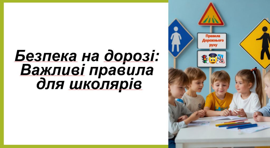 Головне зображення розробки: Безпека на дорозі: Важливі правила для школярів
