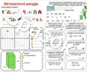 Дидактичний матеріал для учнів 6 класу з математики – повторення вивченого матеріалу.