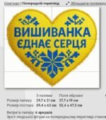 Комплект “Вишиванка єднає серця” листівки+постер