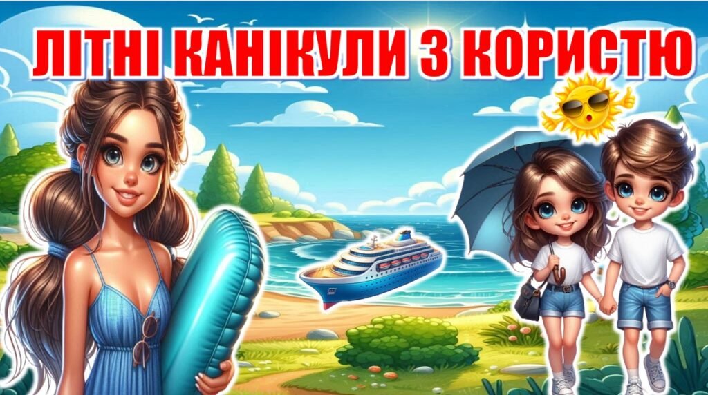 Головне зображення розробки: Інструктаж з техніки безпеки під час літніх канікул. Інтерактивна презентація “Літні канікули з користю”+сценарій.