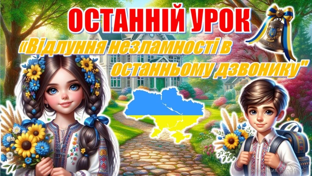Головне зображення розробки: Останній дзвоник 2025. Останній урок. Інтерактивна презентація «Відлуння незламності в останньому дзвонику»+конспект