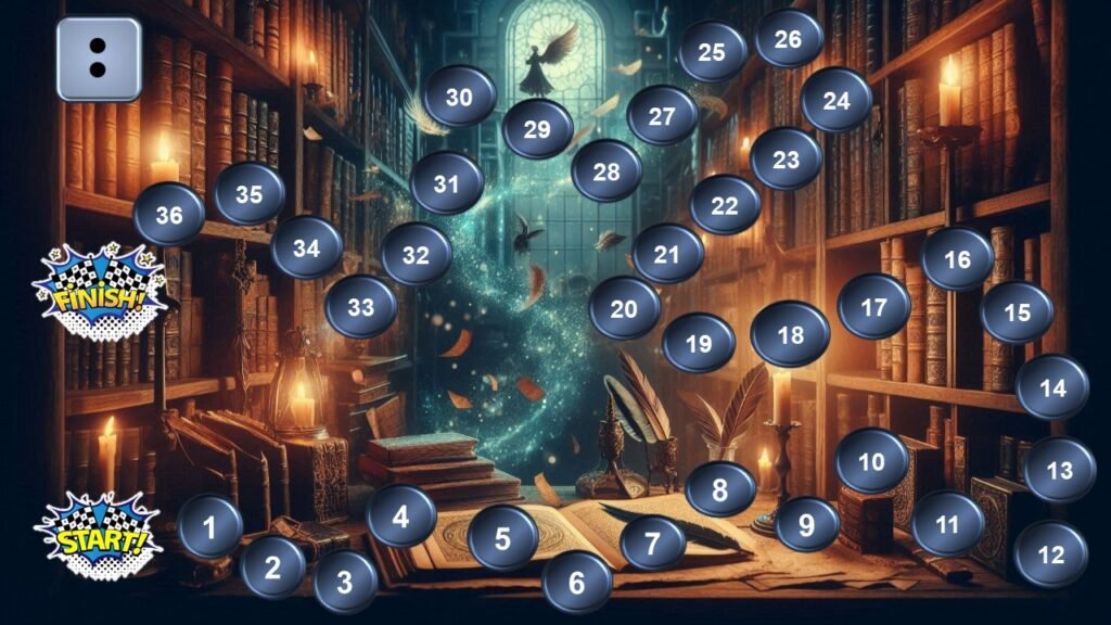 Головне зображення розробки: Інтерактивна гра за романом Корнелії Функе “Чорнильне серце”