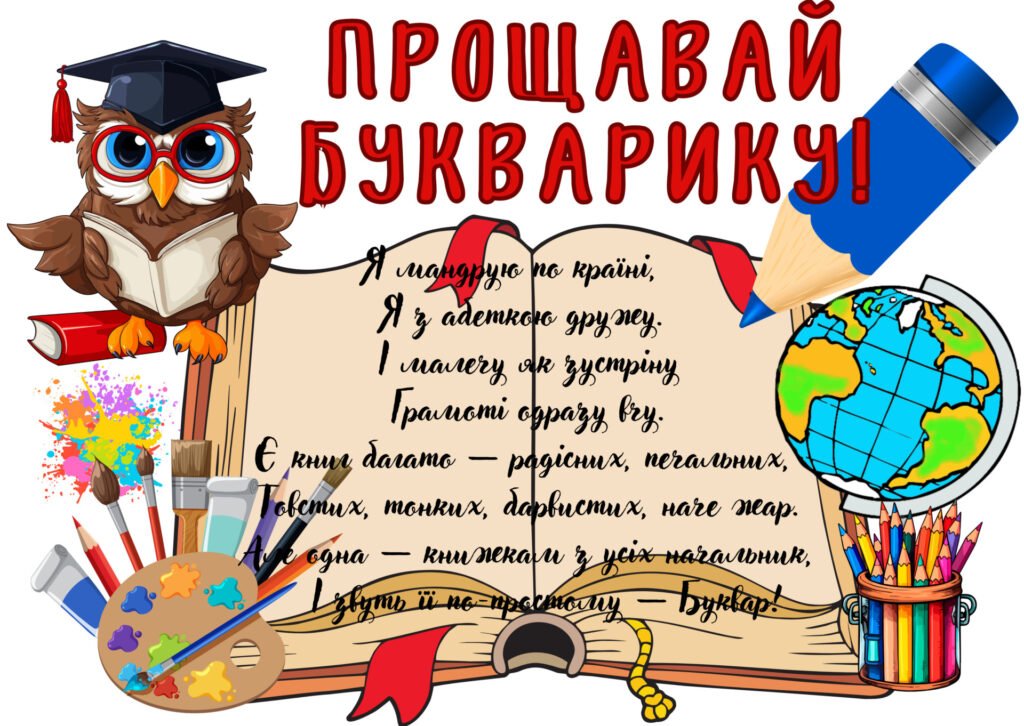 Головне зображення розробки: Прощавай букварику