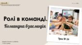 Ролі в команді. Командна взаємодія. 7 клас. О. ШИЯН