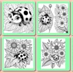 Фото розробки: !!! ДЕНЬ СОНЕЧКА (БОЖОЇ КОРІВКИ) – 13 ЧЕРВНЯ. ЛІТНІЙ ТАБІР (оформлення, аплікація, вирізалки, гра “Хрестики-нулики”, розтяжки, розмальовки, постер)