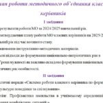 Фото розробки: Методичне об’єднання класних керівників на 2025/2026 н.р.