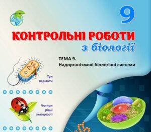 !!! БІОЛОГІЯ 9 КЛ. ЕКОЛОГІЯ. КОНТРОЛЬНА РОБОТА “НАДОРГАНІЗМОВІ БІОЛОГІЧНІ СИСТЕМИ” (ТРИ ВАРІАНТИ, ЧОТИРИ РІВНІ СКЛАДНОСТІ)