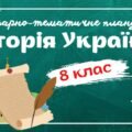 Календарно-тематичне планування “Історія України. 8 клас” НУШ (до підручника Щупак…) 1год/тиждень