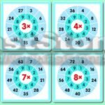 Фото розробки: !!! ТАБЛИЦЯ НА ОЛІВЦЯХ: МНОЖЕННЯ і ДІЛЕННЯ від 1 до 10 +++ ТРЕНАЖЕР-ТАБЛИЦЯ (КОЛА) для друку на 1, 2, 4 аркушах А4. ПОЧАТКОВА ШКОЛА НУШ 2 – 4 класи