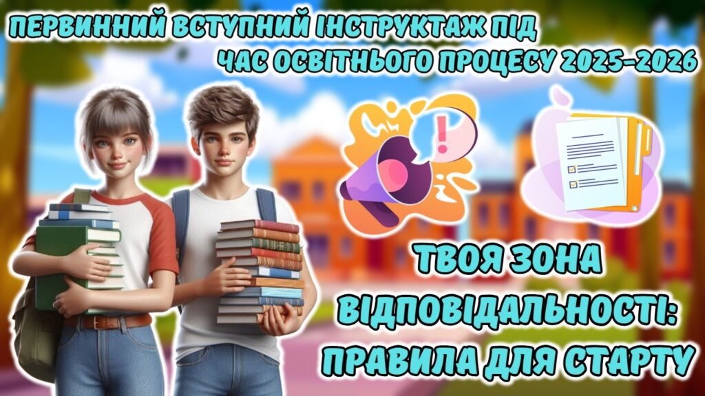Головне зображення розробки: Презентація “Комплексний первинний вступний інструктаж на початок навчального року 2025-2026”