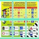 Фото розробки: !!! ЗДОРОВ’Я І БЕЗПЕКА НА ДОРОЗІ 2026. ПРАВИЛА ДОРОЖНЬОГО РУХУ (куточок-стенд оформлення, хмаринки, постери, дорожні знаки)