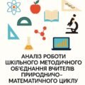 Аналіз роботи ШМО вчителів природничо-математичного циклу за 2024 – 2025 н.р.