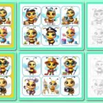 Фото розробки: !!! ПРОФЕСІЇ. ГРА НА ЛИПУЧКАХ ТІНЬОВЕ ЛОТО ДЛЯ ДОШКІЛЬНЯТ І ПОЧАТКОВОЇ ШКОЛИ. ДЕНЬ БДЖІЛ