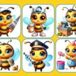 Фото розробки: !!! ПРОФЕСІЇ. ГРА НА ЛИПУЧКАХ ТІНЬОВЕ ЛОТО ДЛЯ ДОШКІЛЬНЯТ І ПОЧАТКОВОЇ ШКОЛИ. ДЕНЬ БДЖІЛ