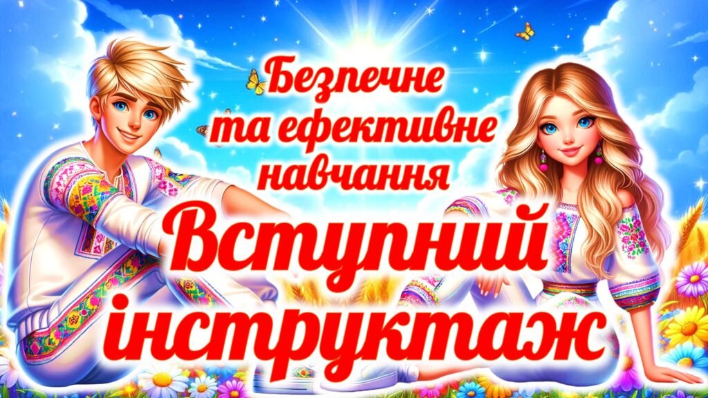 Головне зображення розробки: Вступний інструктаж “Безпечне та ефективне навчання”