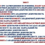 Фото розробки: АКАДЕМІЧНА ДОБРОЧЕСНІСТЬ. ОРГАНІЗАЦІЯ РОБОТИ ІЗ ЗАБЕЗПЕЧЕННЯ АКАДЕМІЧНОЇ ДОБРОЧЕСНІСТІ В ЗАКЛАДІ ОСВІТИ на 2025-2026 НАВЧАЛЬНИЙ РІК