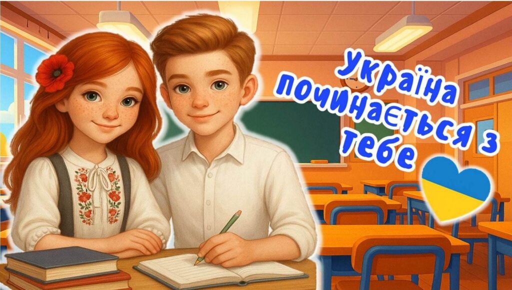 Головне зображення розробки: Перший урок 2025-2026