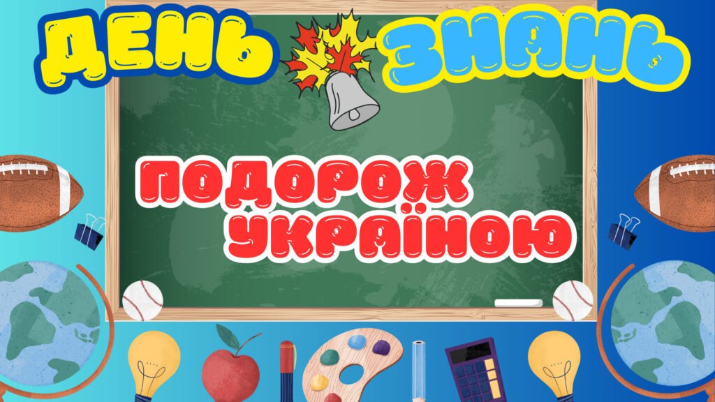 Головне зображення розробки: Перший урок Квест-гра «Подорож Україною»