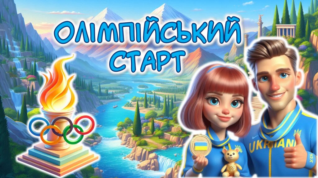 Головне зображення розробки: ОЛІМПІЙСЬКИЙ УРОК (презентація+конспект) + оформлення + роздаткові вправи)
