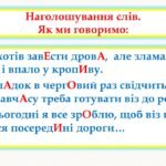 Фото розробки: Вимова звуків. Наголошування слів. Антисуржик