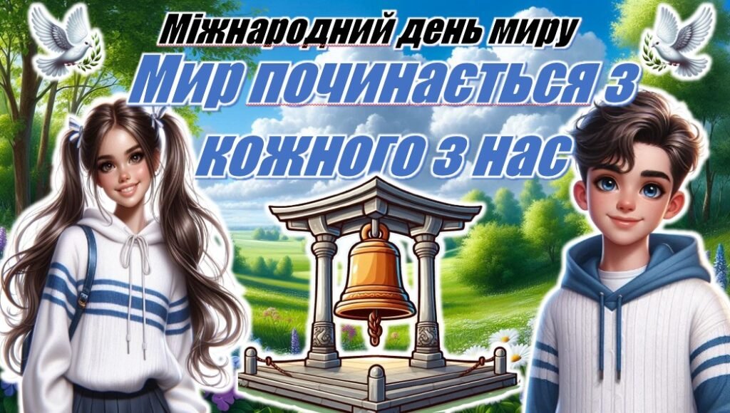 Головне зображення розробки: Міжнародний день миру 💙💛. Презентація+конспект “Мир починається з кожного з нас”
