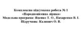 7 клас. Українська література. Комплексна підсумкова робота “Народнопісення лірика” ( підручник Калинич )