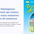 РМ. Повторення відомостей про текст, стилі й типи мовлення. Вимоги до мовлення