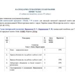 Календарнро-тематичне планування хімія 7 клас з групами результатів 1 год на тиждень