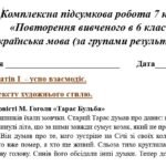 Фото розробки: КПР. 7 клас. Українська мова. “Повторення вивченого в 6 класі” За чотирма ГР!!! (МНП Голуб)