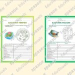 Фото розробки: Робочий аркуш з біології “Будова рослинної і тваринної клітин”.