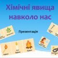 Презентація “Хімічні явища навколо нас”