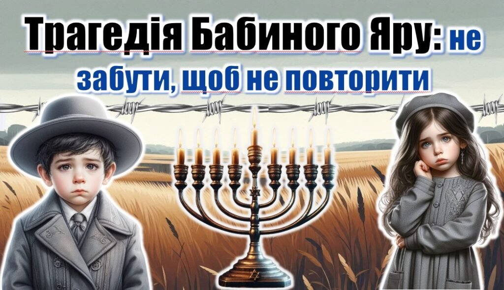 Головне зображення розробки: Трагедія Бабиного Яру: не забути, щоб не повторити. Інтерактивна презентація+конспект