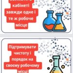 Фото розробки: Правила поведінки в кабінеті хімії