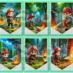 Фото розробки: !!! ПОЖЕЖНА БЕЗПЕКА ДЛЯ ДОШКІЛЬНЯТ (навчальна гра, аплікації, оформлення)