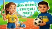День фізичної культури та спорту 2025/2026. Презентація + розтяжка + мегарозмальовка