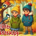 12 листопада – День синички. Сучасна, анімована презентація + розтяжка + цікаві факти для друку.