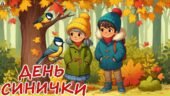 12 листопада – День синички. Сучасна, анімована презентація + розтяжка + цікаві факти для друку.