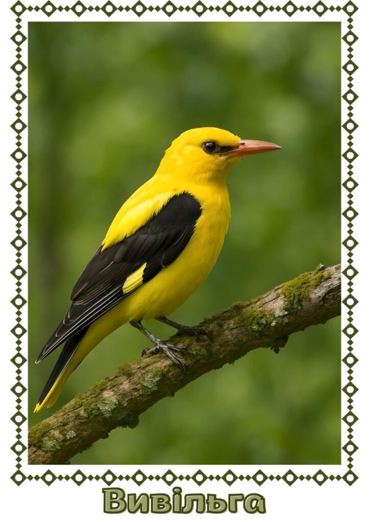 Головне зображення розробки: Дидактичний матеріал “Птахи України”