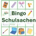 Дидактична гра з німецької мови. Бінго “Schulsachen”