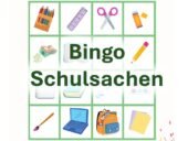 Дидактична гра з німецької мови. Бінго “Schulsachen”