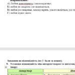 Фото розробки: ГР 4. Підсумкова (діагностична) робота 8 кл. Українська літ. “Заповідь любові: Біблія та укр.літ.”(МНП Яценко) Підручник Калинич 2 варіанти