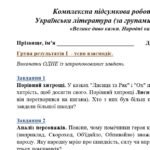 Фото розробки: Комплексна підсумкова робота. 5 клас. Українська література “Велике диво казки. Народні казки” за чотирма ГР (МНП Архипової)