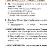 Фото розробки: Комплексна підсумкова робота. 5 клас. Українська література “Минуле українського народу” за чотирма ГР (МНП Яценко; підручник Борзенко)