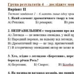 Фото розробки: Комплексна підсумкова робота. 5 клас. Українська література “Минуле українського народу” за чотирма ГР (МНП Яценко; підручник Борзенко) 2 варіанти