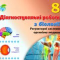 !!! ДІАГНОСТИЧНА РОБОТА З БІОЛОГІЇ. 8 кл НУШ. РЕГУЛЯТОРНІ СИСТЕМИ ОРГАНІЗМУ ЛЮДИНИ. ТРИ ГРУПИ РЕЗУЛЬТАТІВ. ДВА ВАРІАНТИ (за МНП Балана)