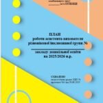 Фото розробки: План роботи асистента вихователя ЗДО (на рік, місяць)